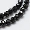 Natural Black Spinel Beads Strands X-G-E366-07-3mm-1