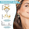 24Pcs Alloy Stud Earring Findings EJEW-HY0001-06-2