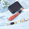 2Pcs 2 Colors Nylon Hand Wrist Lanyard for Phone Decoration Key Chain FIND-GO0001-01A-4