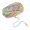 Light Gradient Segment Dyed Polyester Yarn DIY-TADJ0002-005B-3