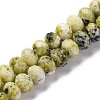 Natural Yellow Turquoise(Jasper) Beads Strands G-K380-A47-01-1