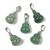 Natural Green Aventurine Pendants G-B127-03P-12-2
