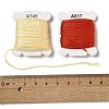 24 Cards 24 Colors 6-Ply Polyester Embroidery Floss OCOR-K006-C04-3