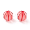 Frosted Transparent Acrylic Beads FACR-E001-01-2