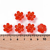 Frosted Acrylic Bead Caps MACR-S371-07A-712-4