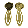 18mm Tray Bookmark Cabochon Settings PALLOY-S033-48AB-NR-1