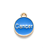 Alloy Enamel Pendants X-ENAM-S124-01B-02D-3
