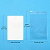30Pcs Rectangle Paper One Pair Earring Display Cards with Hanging Hole DIY-YW0008-55A-3