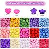 1500Pcs 15 Style Opaque Acrylic Beads SACR-SZ0001-13-2