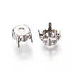 Non-Tarnish 201 Stainless Steel Sew on Prong Settings STAS-L229-03A-2