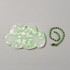Acrylic Disc Pendant Keychain KEYC-WH0027-85F-01-2