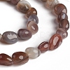 Natural Botswana Agate Beads Strands G-D0002-D81-3