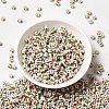 6/0 Opaque Colours Seep Glass Seed Beads SEED-F003-04A-13-2