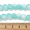 Crackle Glass Beads Strands GLAA-U001-8mm-02-4