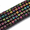 Electroplate Non-magnetic Synthetic Hematite Beads Strands G-T114-62-2