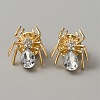 Crystal Rhinestone Spider Brooch JEWB-WH0026-30-1