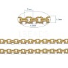Brass Cable Chains X-CHC-034Y-G-NF-3
