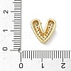 Brass Micro Pave Cubic Zirconia Pendants KK-A300-02G-V-3