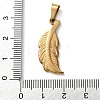 201 Stainless Steel Pendants STAS-U053-12G-3