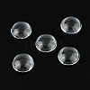 Transparent Glass Cabochons X-GGLA-R026-12mm-7