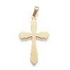 Ion Plating(IP) 304 Stainless Steel Pendants with 201 Stainless Steel Clasp STAS-G171-02G-2