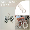 20Pcs Zinc Alloy Spring Gate Rings FIND-SP0004-30P-6