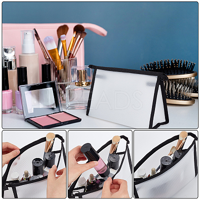 3Pcs 3 Style PVC Transparent Waterproof Makeup Storage MRMJ-WR0001-01A-1