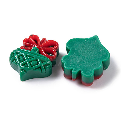 Christmas Decorations Theme Opaque Resin Decoden Cabochons RESI-Z026-01J-1