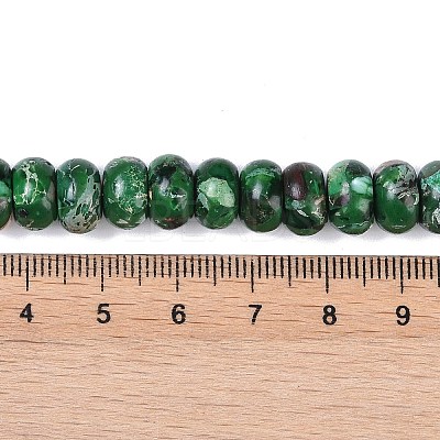 Dyed Synthetic Imperial Jasper Beads Strands G-P529-E01-A09-1