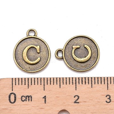 Alloy Pendant Cabochon Settings PALLOY-N156-01C-AB-1
