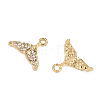 Alloy Rhinestone Pendants PALLOY-P312-05G-1