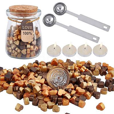 Sealing Wax Particles Kits for Retro Seal Stamp DIY-CP0003-60K-1