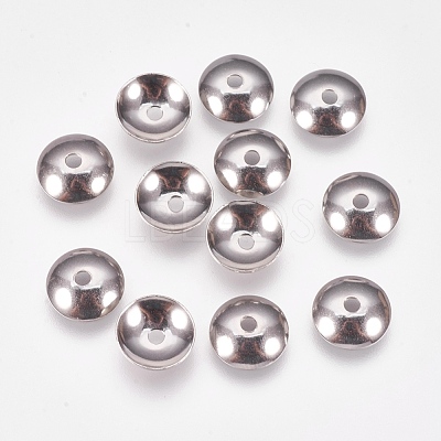 Non-Tarnish Apetalous 201 Stainless Steel Bead Caps STAS-L205-13D-1