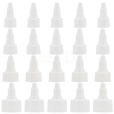 48pcs 4 style Plastic Twist Bottle Cap FIND-BC0004-01-1