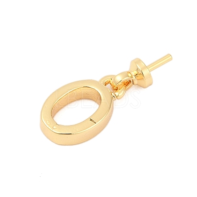 Brass Tube Bails KK-P302-19G-1