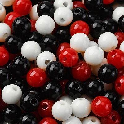 Opaque Acrylic Beads SACR-Q004-01D-1