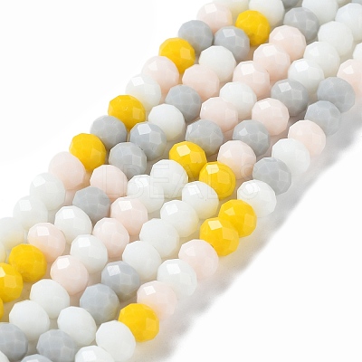 Glass Beads Strands EGLA-A034-M8mm-39-1