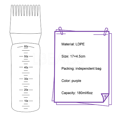 Hair Dye Empty Bottle Applicator MRMJ-WH0056-23B-1