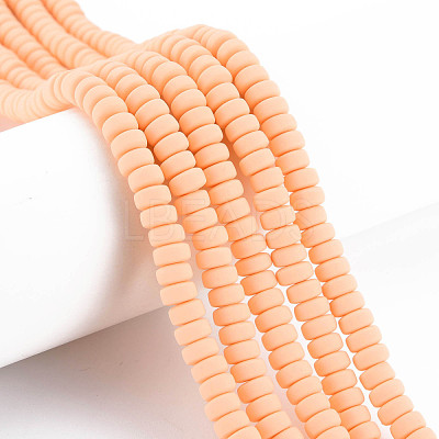Handmade Polymer Clay Beads Strands CLAY-N008-32-1