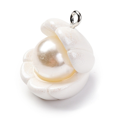 Opaque Resin Pendants RESI-P043-01P-07-1