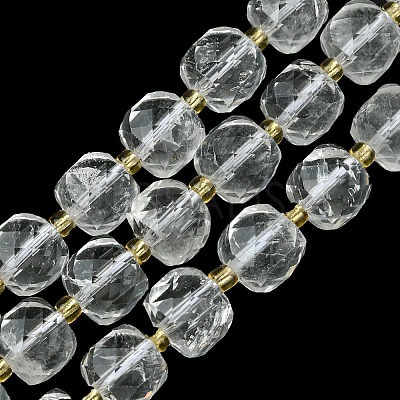 Natural Quartz Crystal Beads Strands G-Q010-A27-01-1