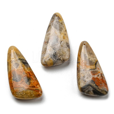 Natural Crazy Agate Pendants G-M405-09-02-1