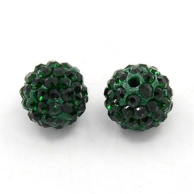 DIY Pave Disco Ball Beads X-RB-H258-10MM-205-1