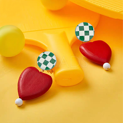 40Pcs 4 Colors Plastic Cabochons KY-DC0001-11-1
