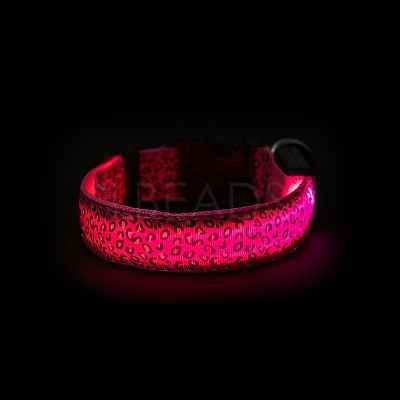 Adjustable Polyester LED Dog Collar MP-H001-A14-1