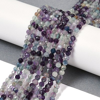 Natural Fluorite Beads Strands X-G-A252-A01-01-1