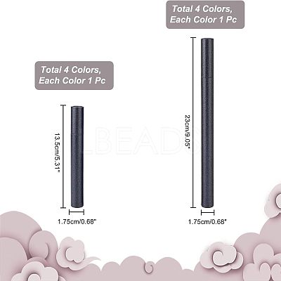 8Pcs 8 Style Kraft Paper Incense Stick Holder AJEW-CA0002-56-1
