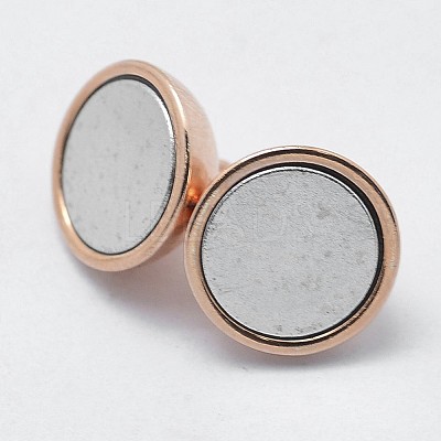 925 Sterling Silver Magnetic Clasps STER-F037-098-8mm-1