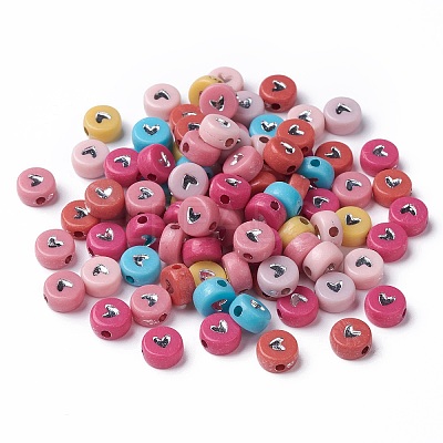 Opaque Acrylic Beads PACR-N006-50-B02-1