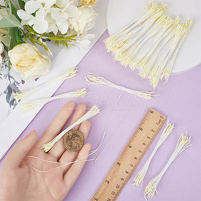Rope with Plaster Artificial Fzlower Core for Hairpin Accessories DIY-WH20010-10B-1